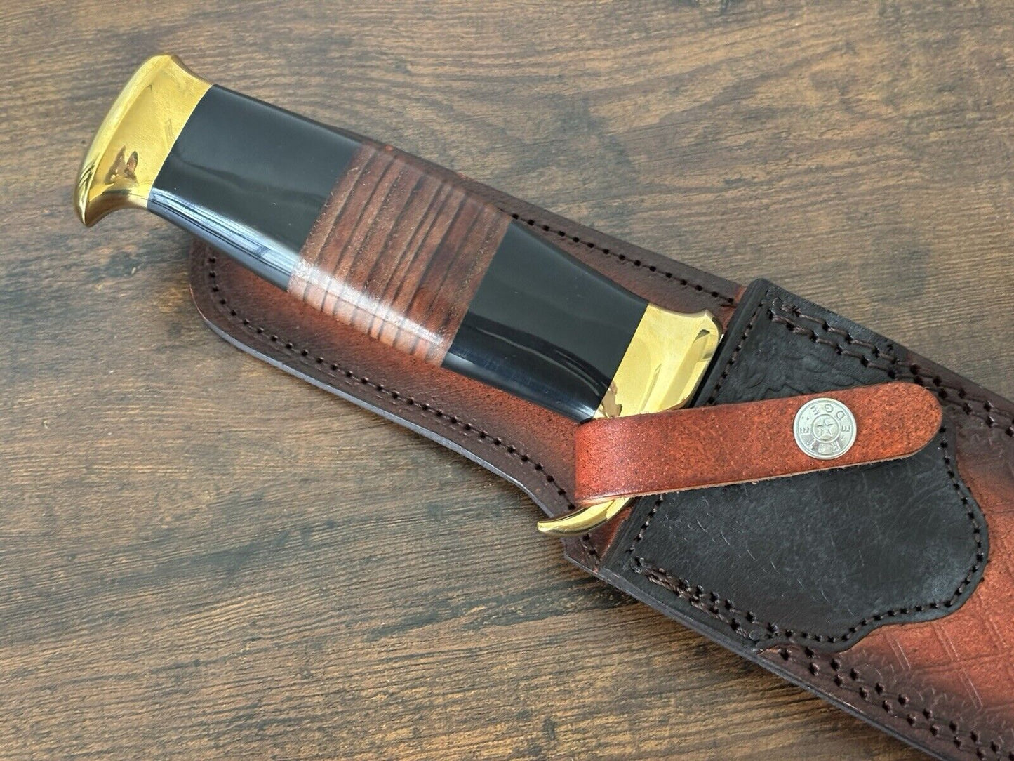 18” Crocodile Dundee Knife Fixed Blade Heavy Duty Mirror Finish Sheath SHARP XL