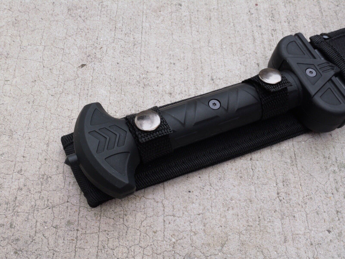 24” Roman Sword Gladiator Modern Black Double Edge Full Tang Glass Breaker Sharp