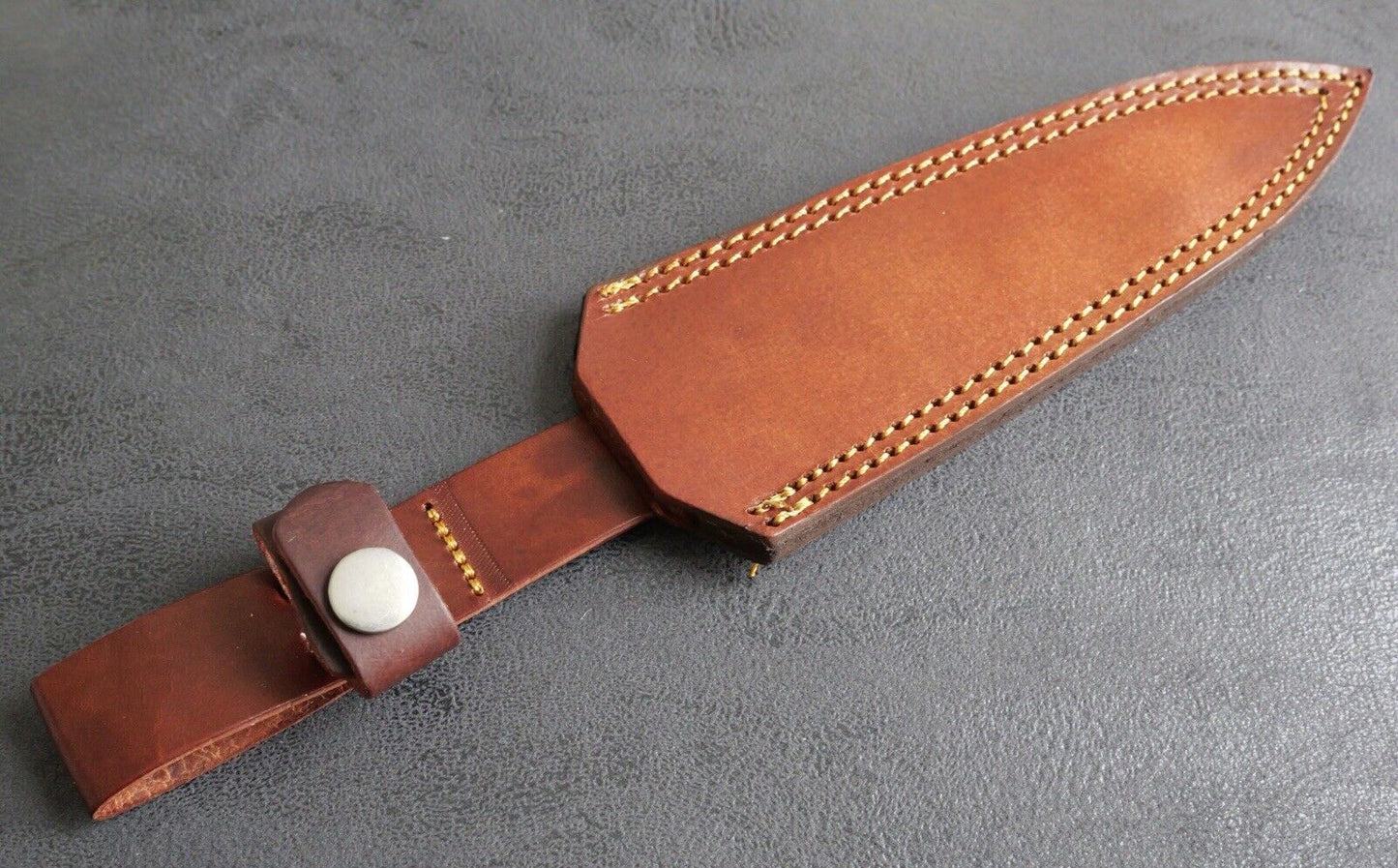 13” Spear Point Double Edge Dagger Fixed Blade Knife Carbon Steel Hand Forged