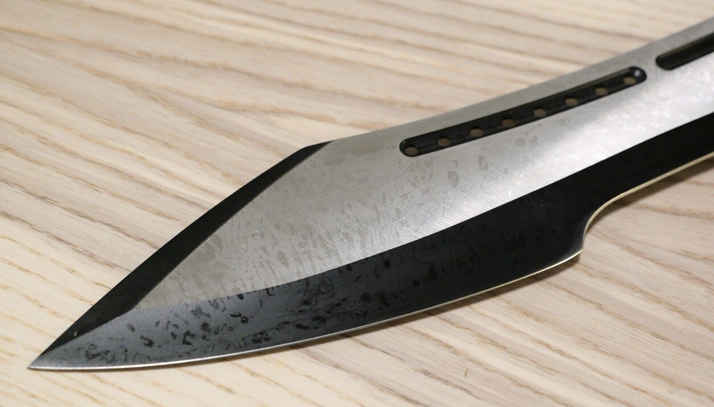 16” Machete Black Chrome Bolo Full Tang Wood Handle Sheath Ergonomic Heavy Sharp
