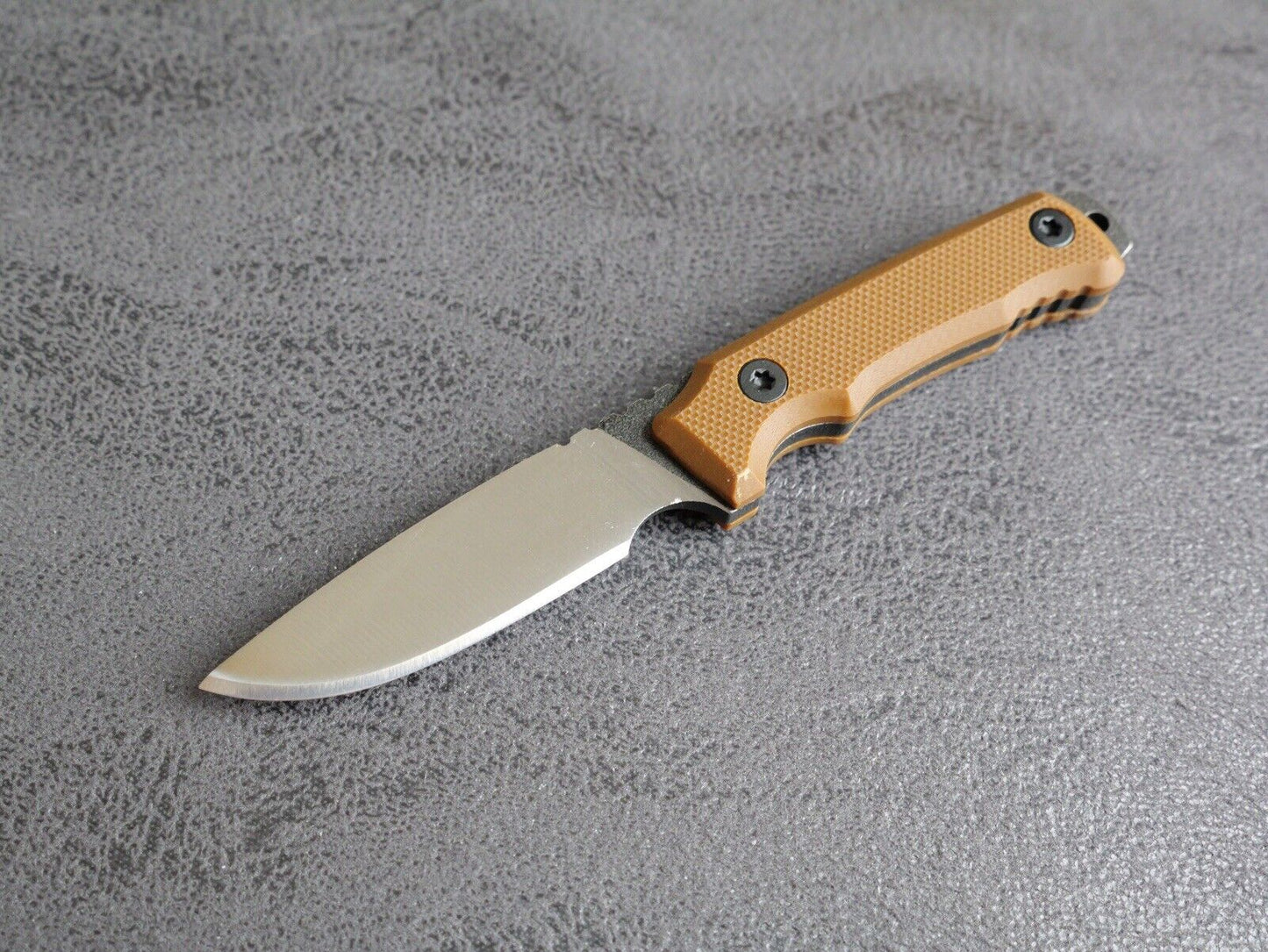 12cm Fixed Blade Knife Kydex Sheath Full Tang Back Pocket Clip Horizontal Carry