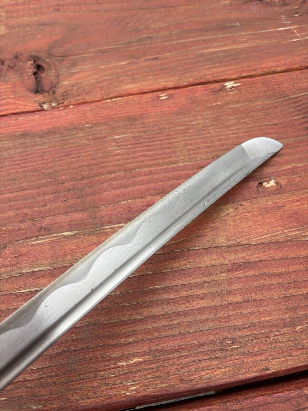 40” Shirasaya Samurai Sword Natural White Oak Scabbard Katana Sharp Battle Ready