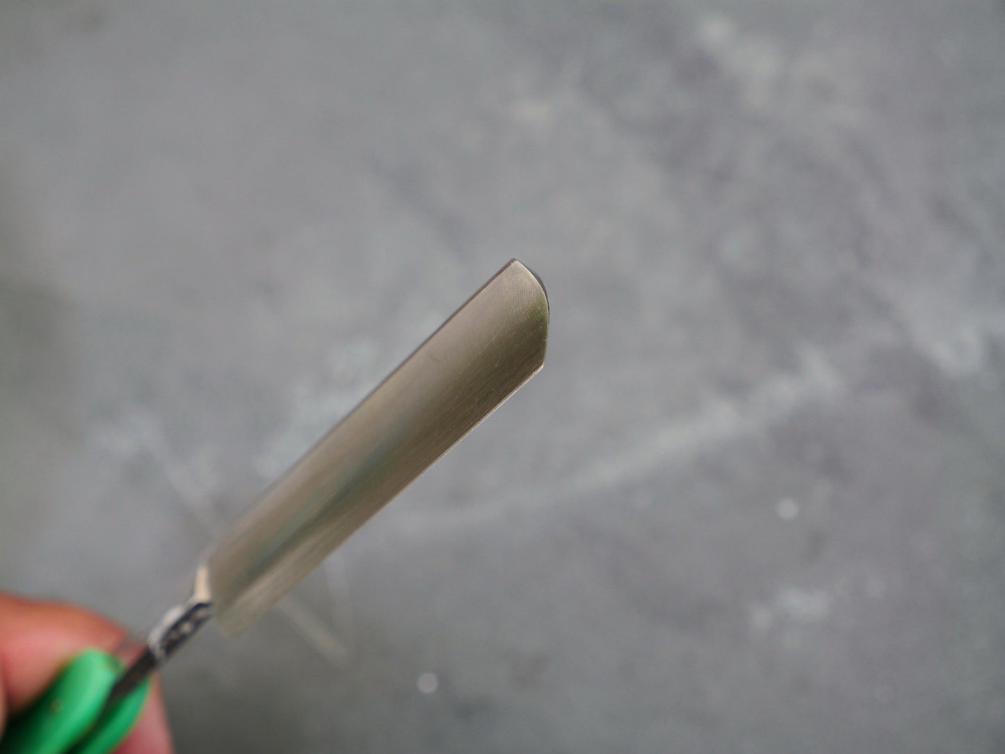OG Vintage Shaving Straight Razor Hair Splitting Sharp Green Shave Ready