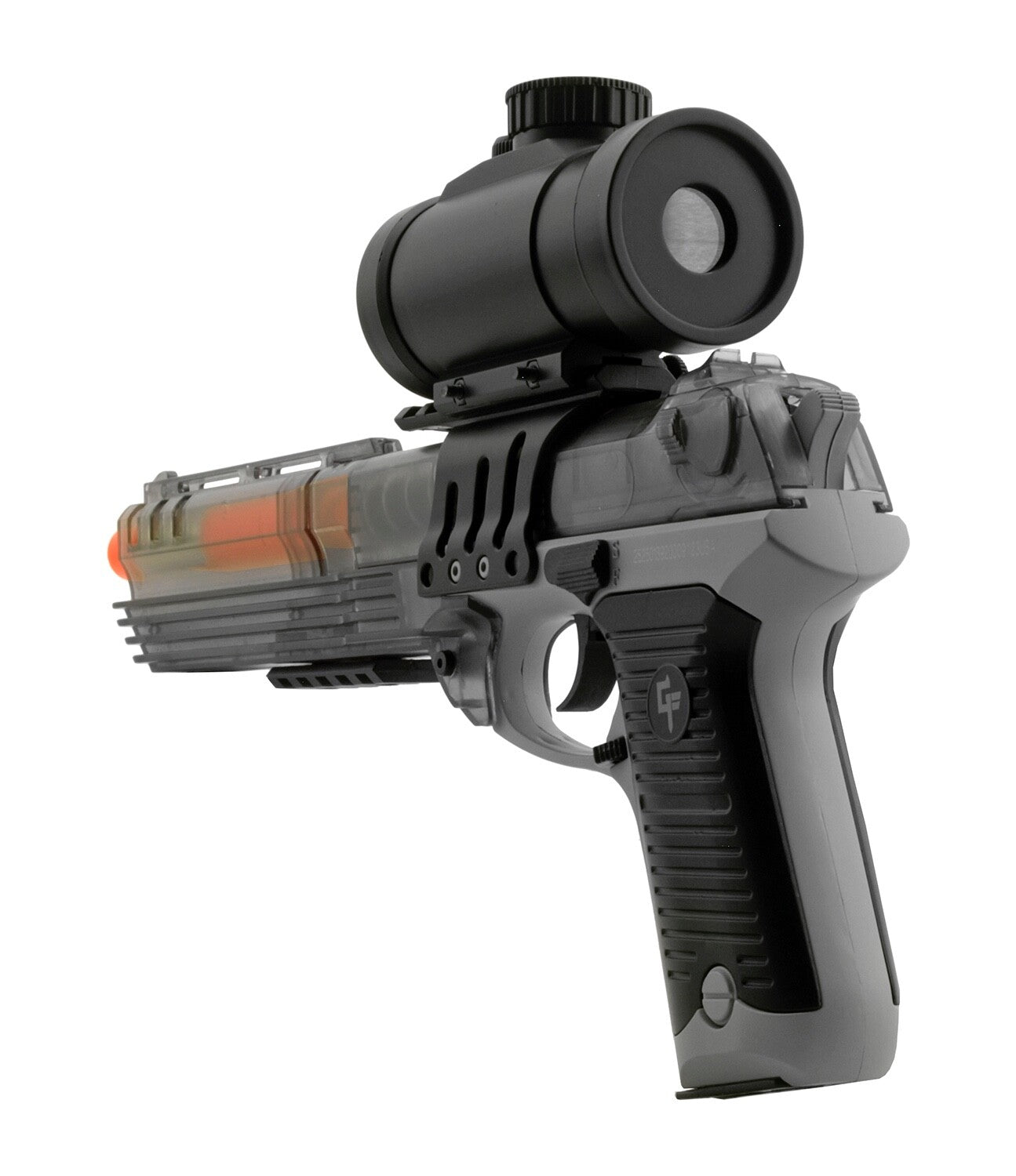 Game Face - Ghost Spring Powered Airsoft Shotgun and Pistol Kit Clear 370 fps