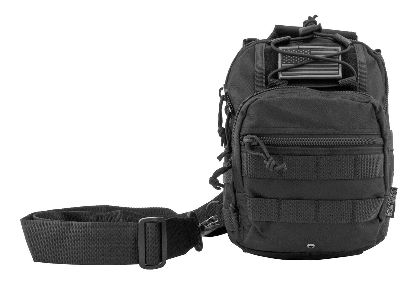 Concealed Carry Tactical Sling Bag Pistol Gun Black 10”x9”x3” Nylon Chest Pack