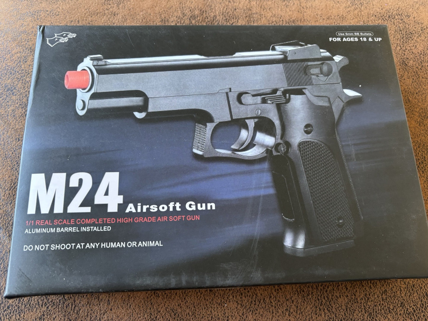 Double Eagle M24 Airsoft Gun Spring Pistol 6mm Bbs 300fps 15round Mag