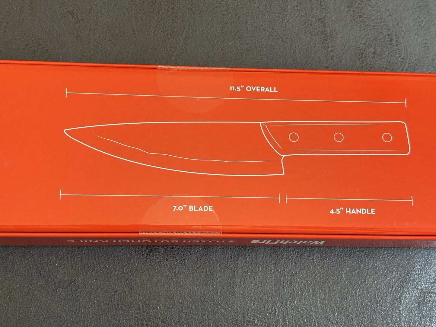 11.5” Ultimate Camping Chef Knife Razor Sharp Hand Forged 7cr17mov Canvas Sheath