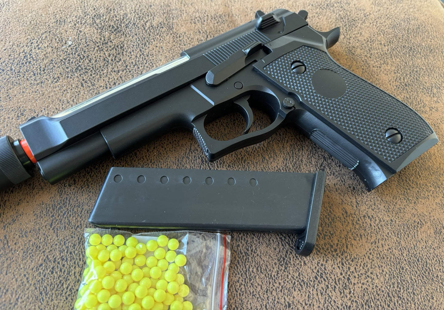Double Eagle M22 Airsoft Gun Spring Pistol 6mm Bbs 300fps 15round Mag