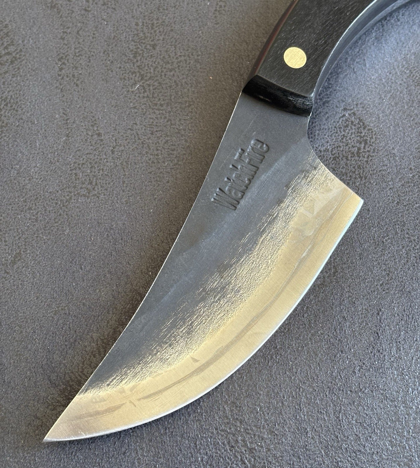 9” Ultimate Camping Chef Knife Hanta Bosna Hand Forged 7cr17mov Canvas Sheath