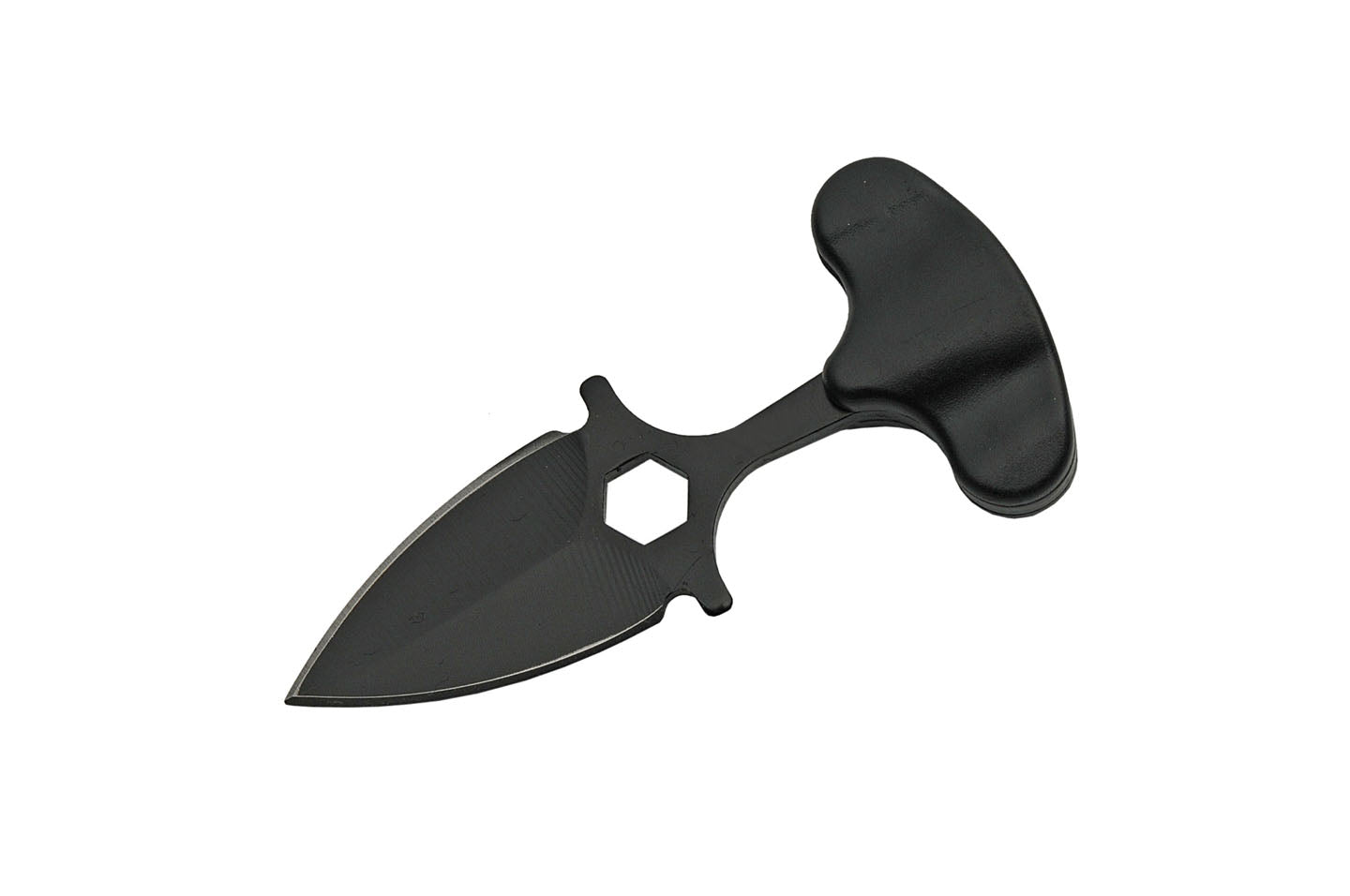 Neck Knife Spear Point Tactical Mini Push Dagger Urban Pal 3" Ball Chain