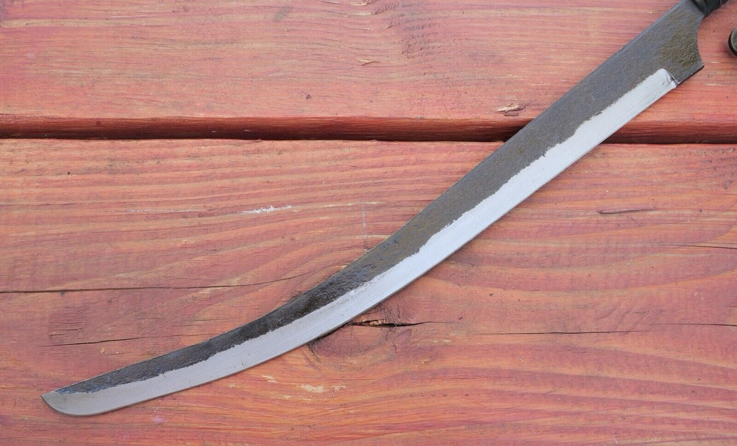 21” Short Sword Carbon Steel Rustic Heavy Duty Sharp Middle Ages Leather Sheath