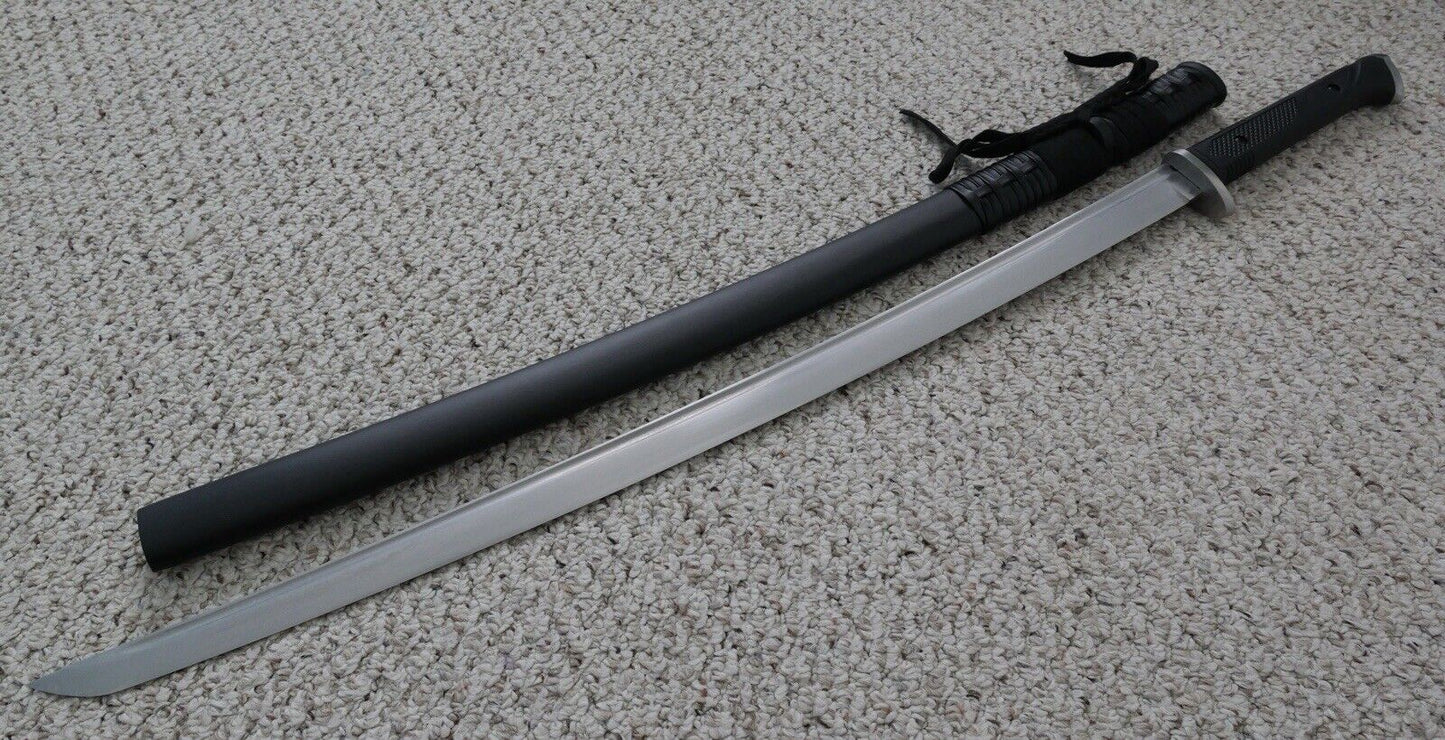 41” Extreme Katana Modern Futuristic Precision Forged Rubber Handle 6mm Thick XL