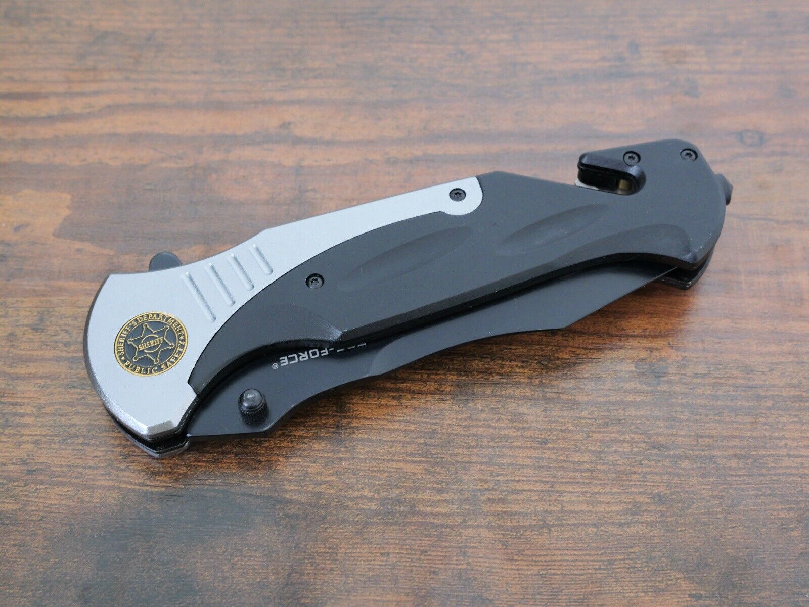 11” Mega XL Folding Pocket Knife Sprint Assist Black Big Heavy Duty Metal Xtreme