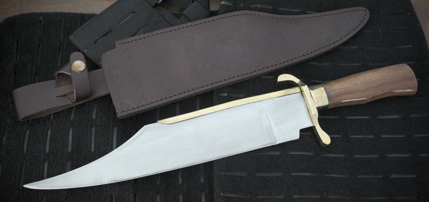 19” Survival Knife MEGA XL Long Full Tang Brass Guard Rambo 3 Sheath Heavy Duty