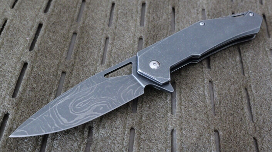 New Modern Pocket Knife All Metal Sharp High Quality Full Size Spring Assist 8"