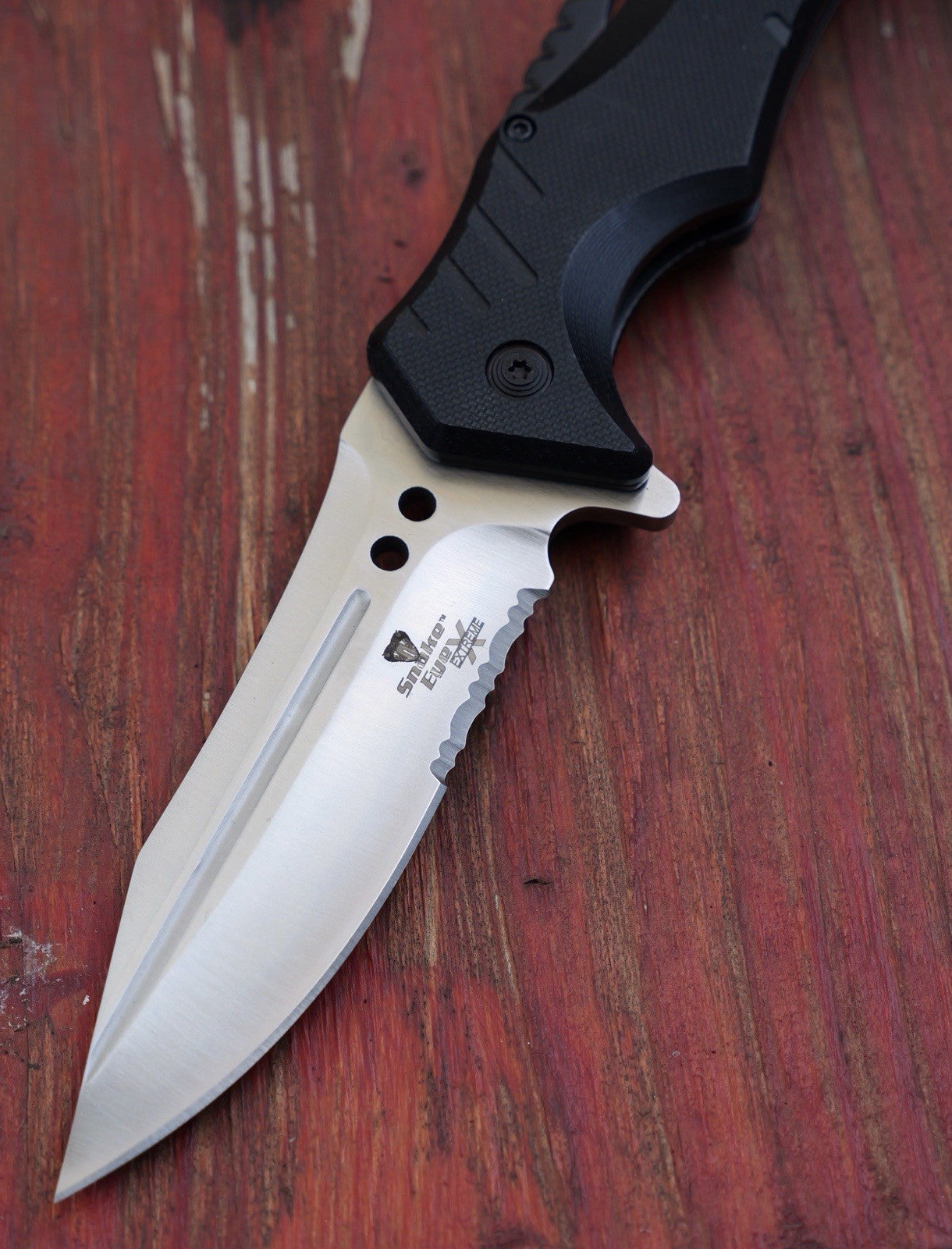 5” SNAKE EYE XTREME Ball Bearing Pocket Knife 440 Steel G10 Handle High Quality