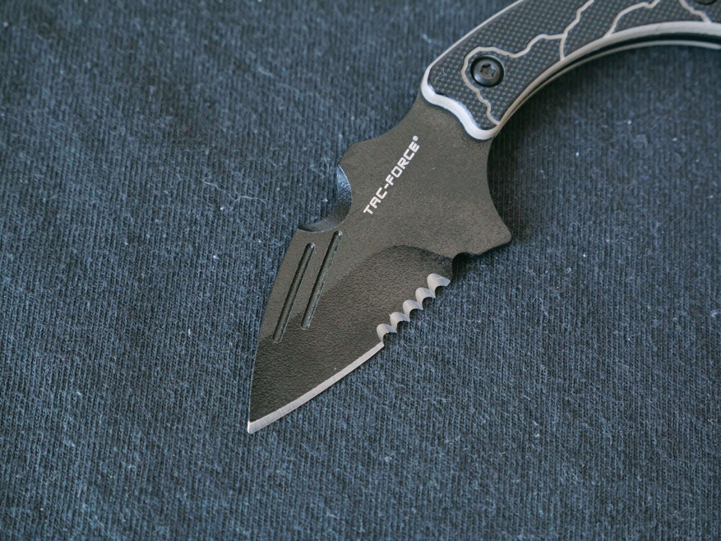 Tactical Karambit Ultimate Stealth Matte Black 2" Blade Swat Sniper Sharp Sheath