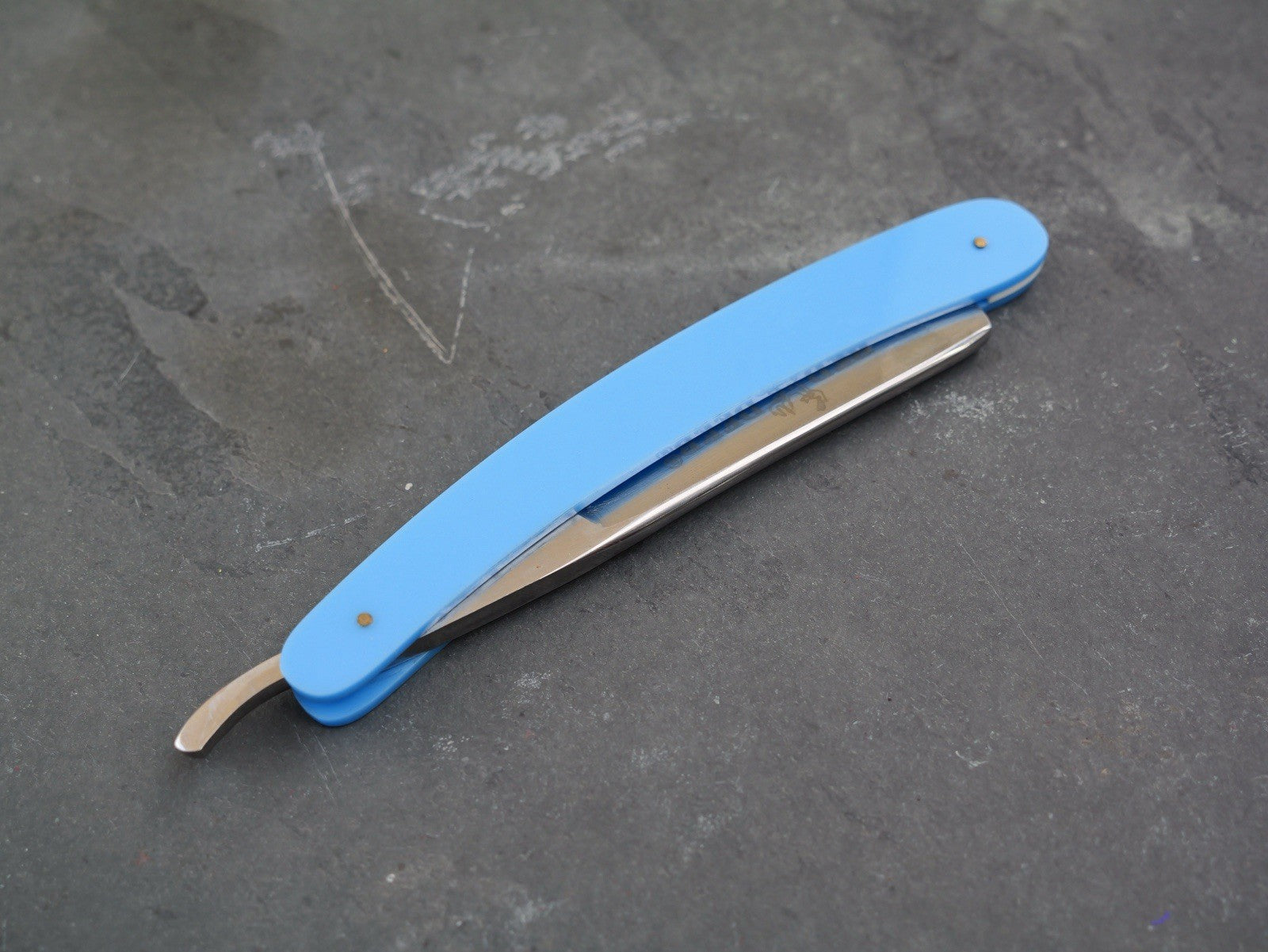 OG Vintage Shaving Straight Razor Hair Splitting Sharp Blue Shave Ready