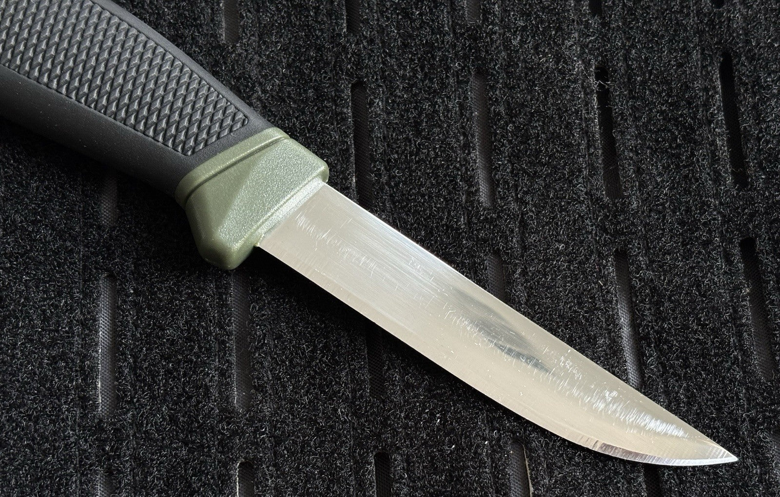 9” Fixed Blade Knife Hard Sheath Belt Clip High Hardness 4” Blade Rubber Handle 
