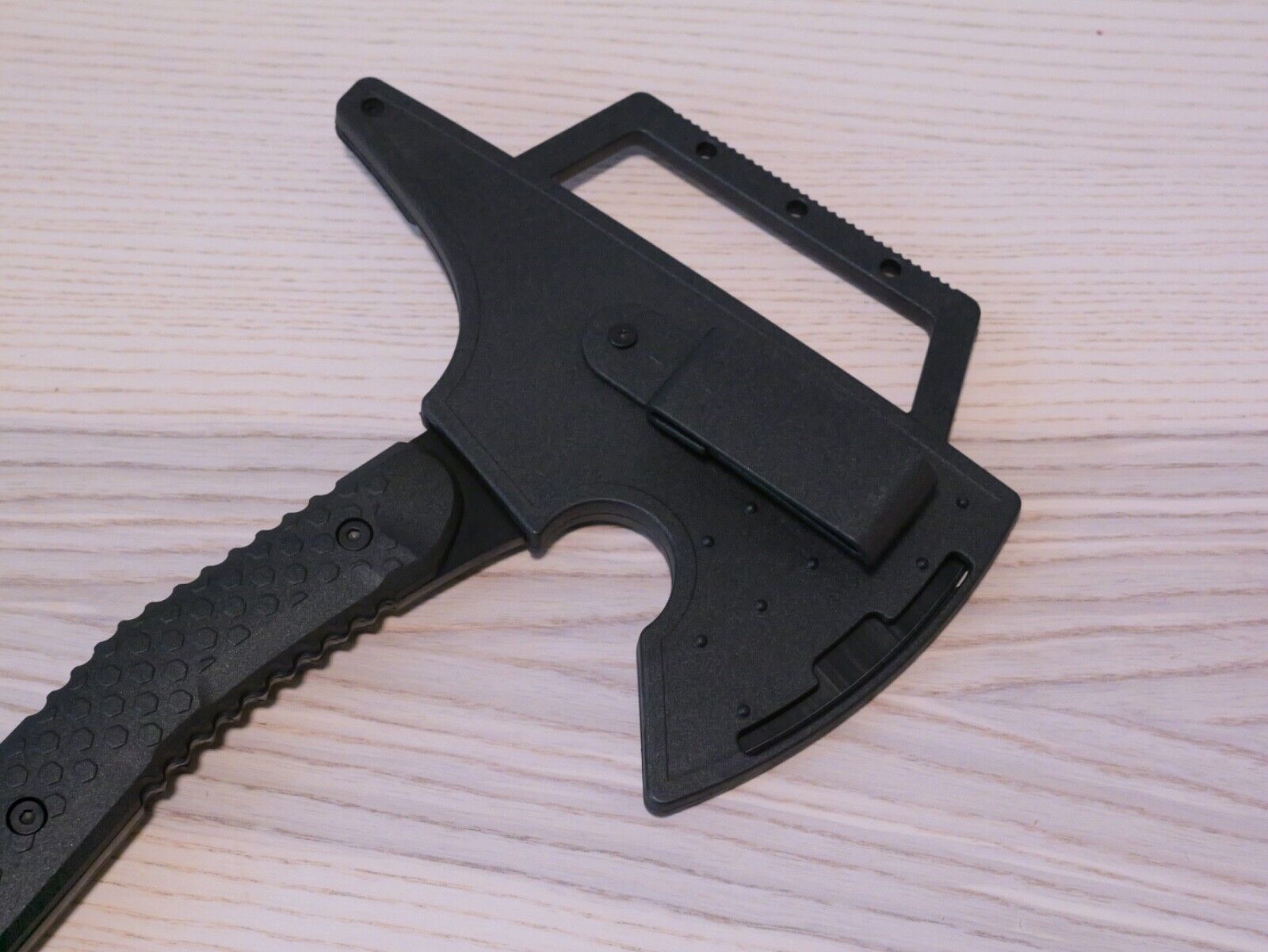 Full Tang Elite Tactical Axe 15" SHARP XL Heavy Duty 2.5 Lbs Black Stealth Swat