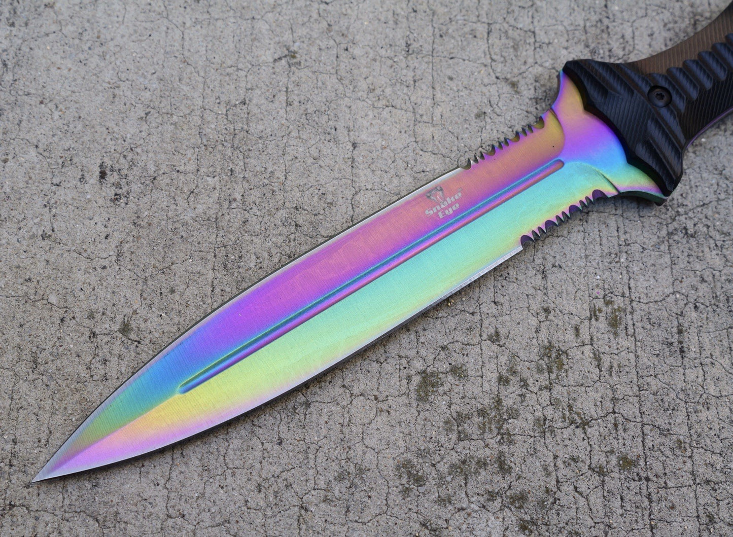 13” Fixed Blade Knife Spear Point Double Edge Full Tang Sharp Spear Point RB
