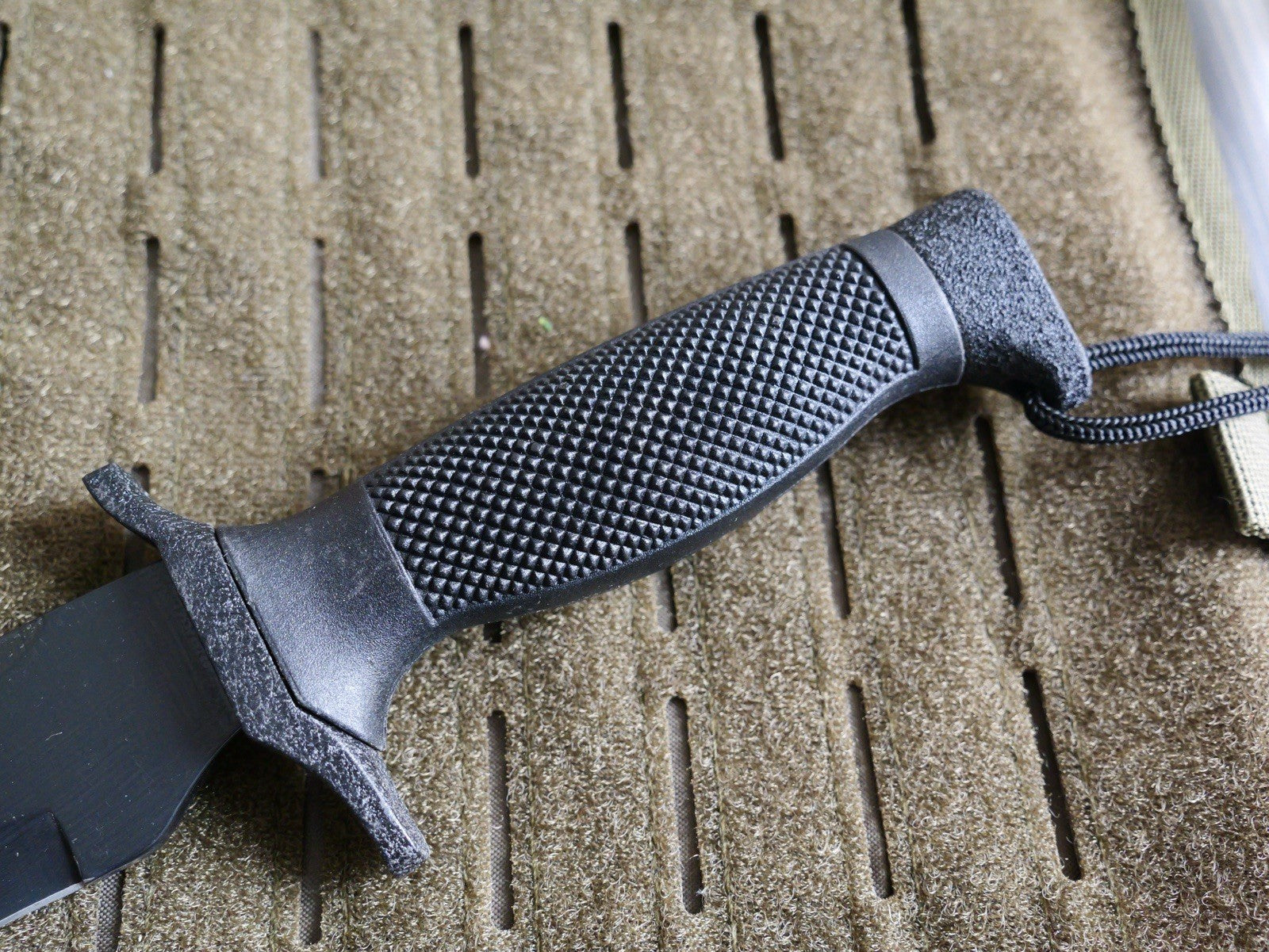 12” Heavy Duty Fixed Blade Knife Black First Recon Sharp Tanto Deluxe Sheath