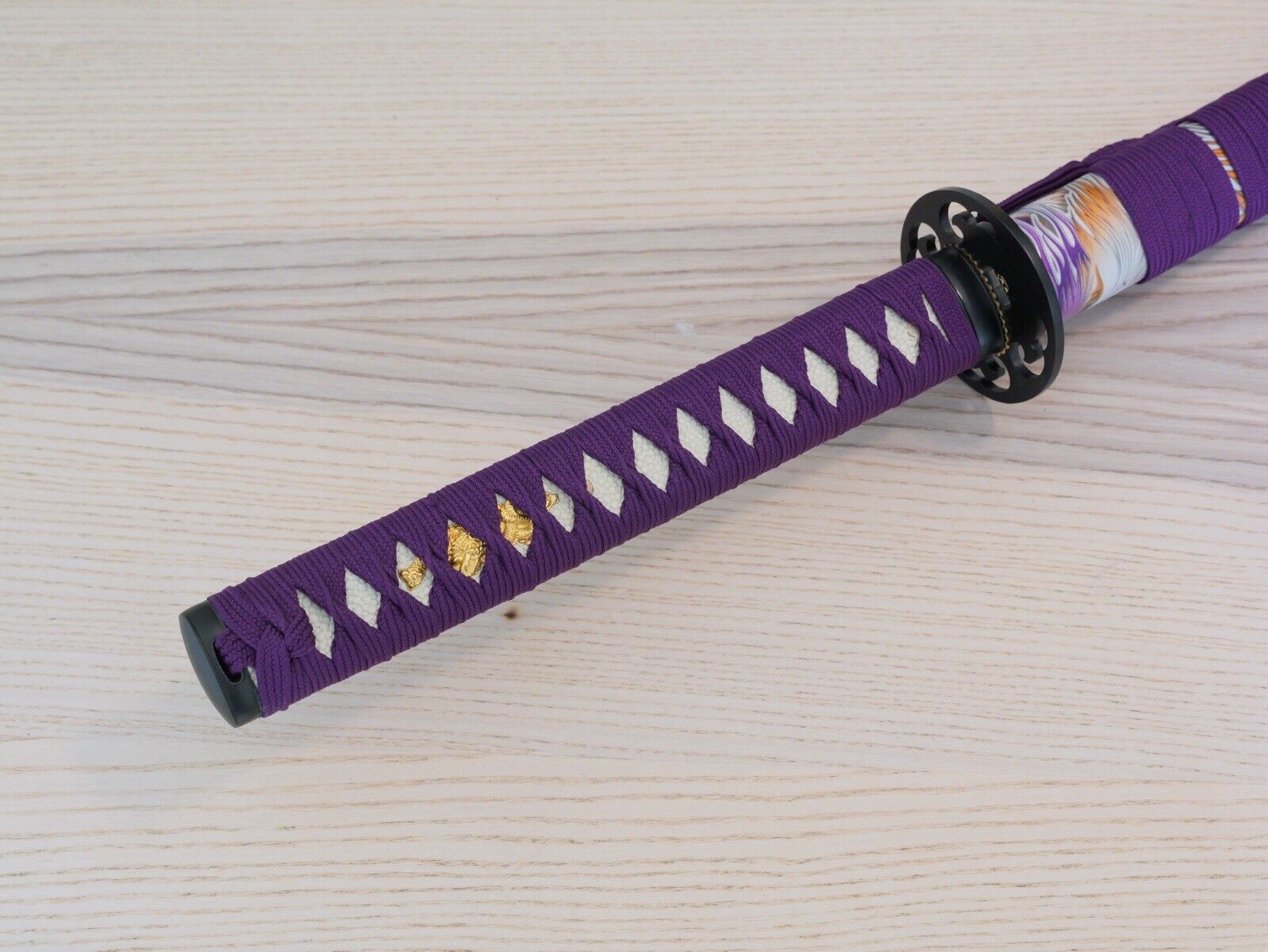 41” Samurai Sword Katana Purple Dragon Battle Ready Sharp Hand Forged Steel