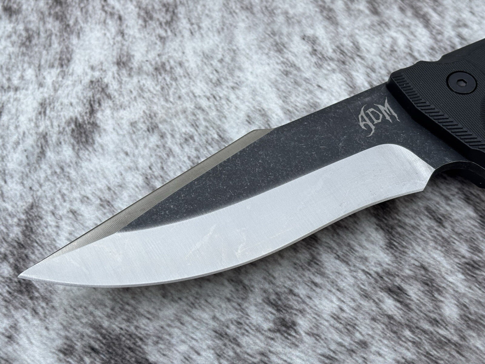 29cm Fixed Blade Knife Hard Sheath Belt Loop Full Tang Heavy Duty Sharp Black
