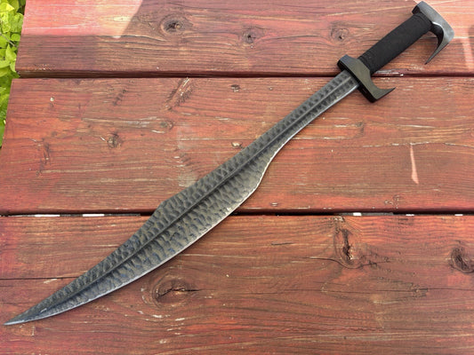 King Leonidas Spartan Warrior Sword Authentic 33" Length 3.6 Lbs 1cm Thick Blade