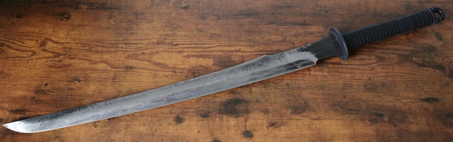 Full Tang Katana High Carbon Steel 10mm Thick Wrapped Kunai Handle Hilt Sharp