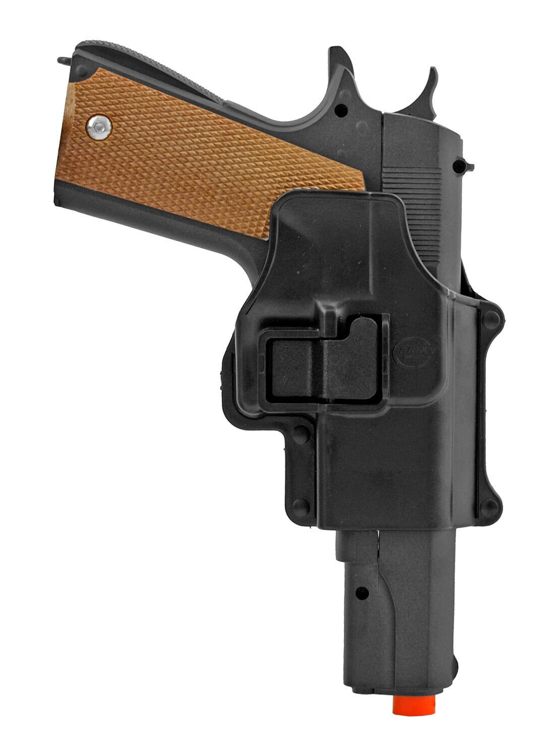 G13H Full Metal Spring Powered Airsoft Pistol Sidearm with Hard Shell Holster -