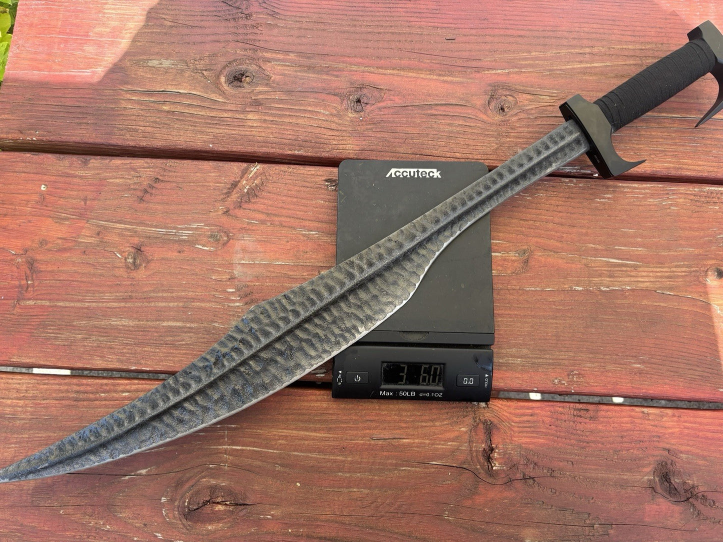 King Leonidas Spartan Warrior Sword Authentic 33" Length 3.6 Lbs 1cm Thick Blade