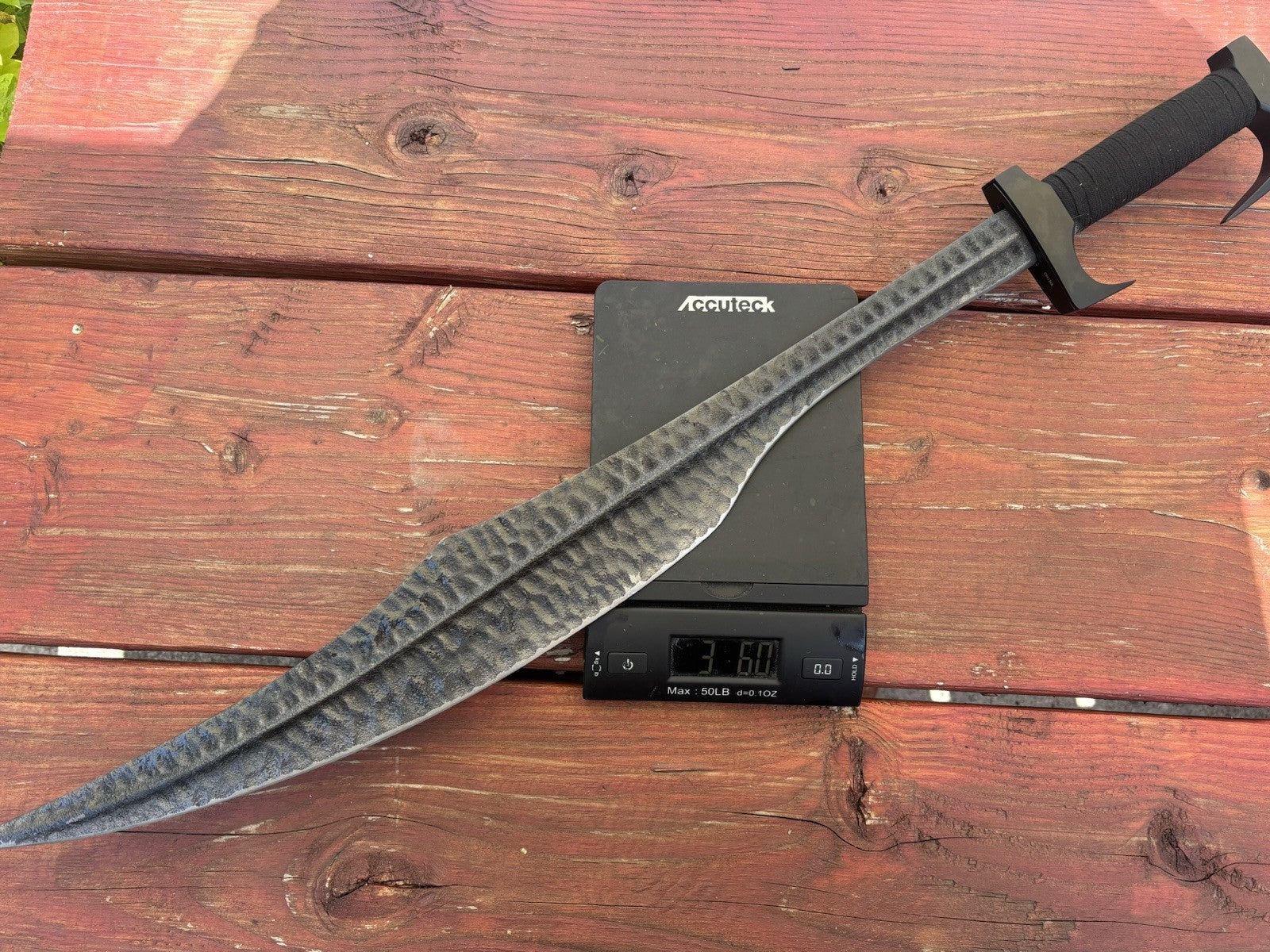 King Leonidas Spartan Warrior Sword Authentic 33" Length 3.6 Lbs 1cm Thick Blade