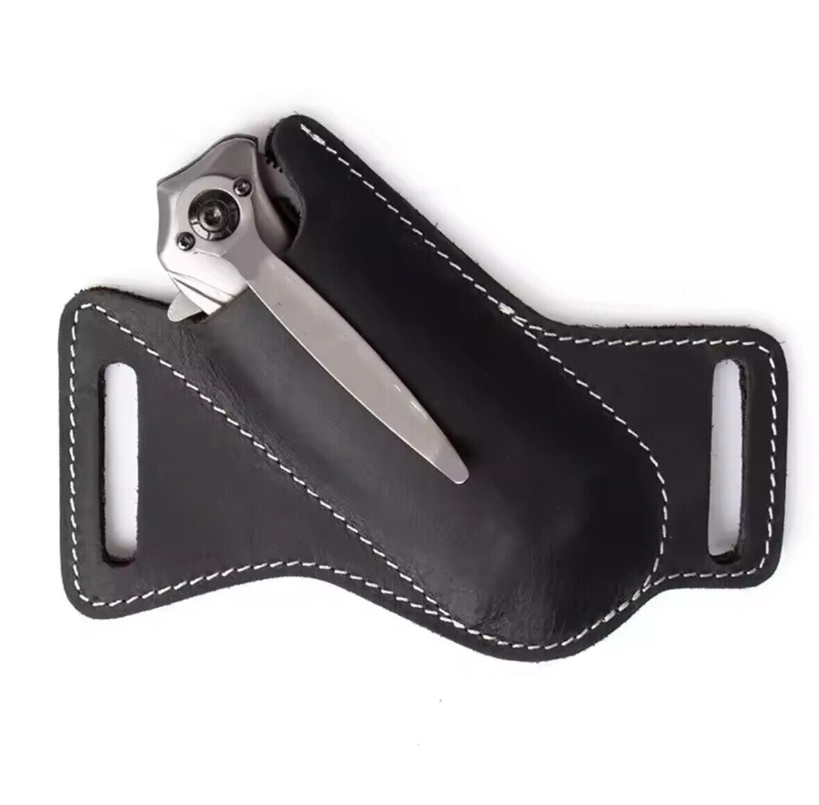 Horizontal Carry Pocket Knife Sheath Holster Tactical Full Size Knife Pouch 5”