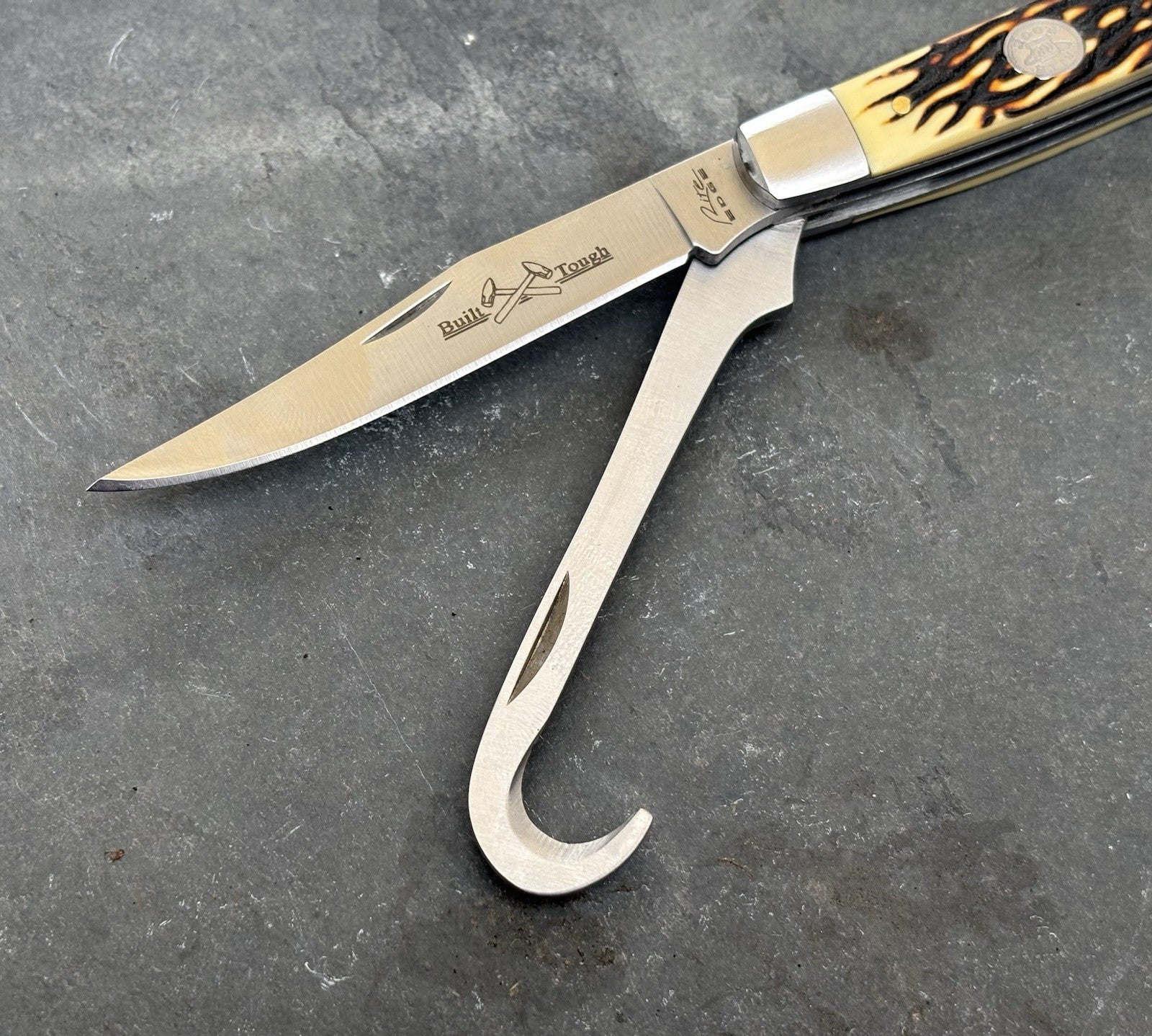 Folding Knife Classic Hoof Trapper Vintage Style Hook Blade Sharp 