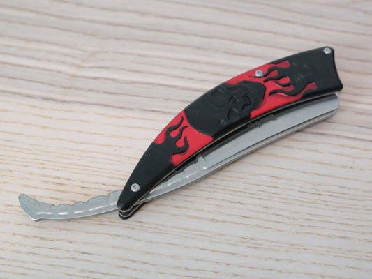 9" Straight Razor Barber Style Vintage Sharp Shaving OG Classic Pocket Knife