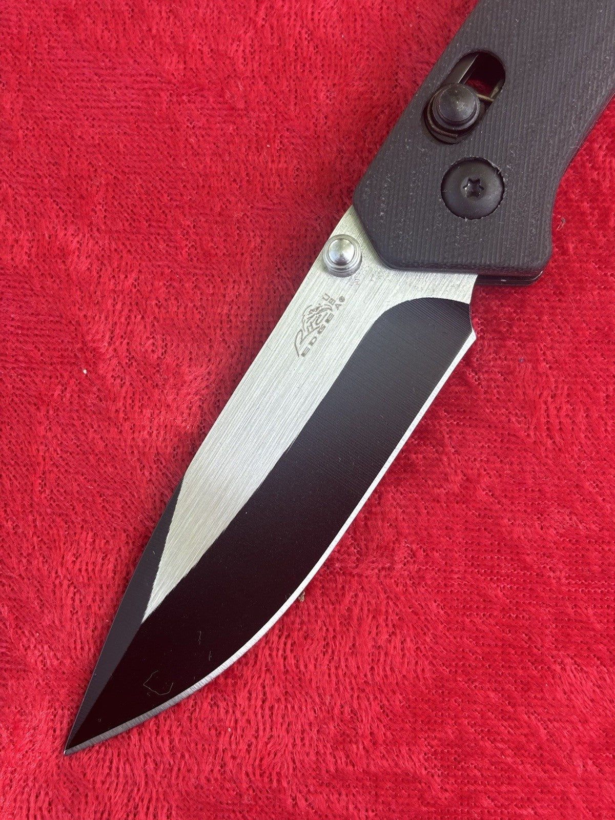 4” Medium Size Pocket Knife Black Bug out Style Micarta Handle Lightweight Sharp
