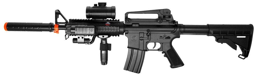 Double Eagle M83 A2 Electric Airsoft Rifle 37" overall Battery + Charger