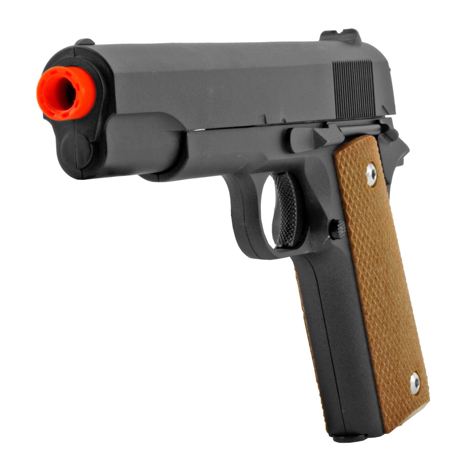 G13H Full Metal Spring Powered Airsoft Pistol Sidearm with Hard Shell Holster -