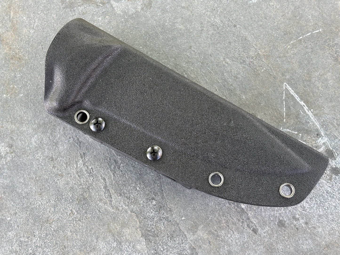 27cm Fixed Blade Knife Army Military Full Tang 5mm Thick Stealth Black Blade