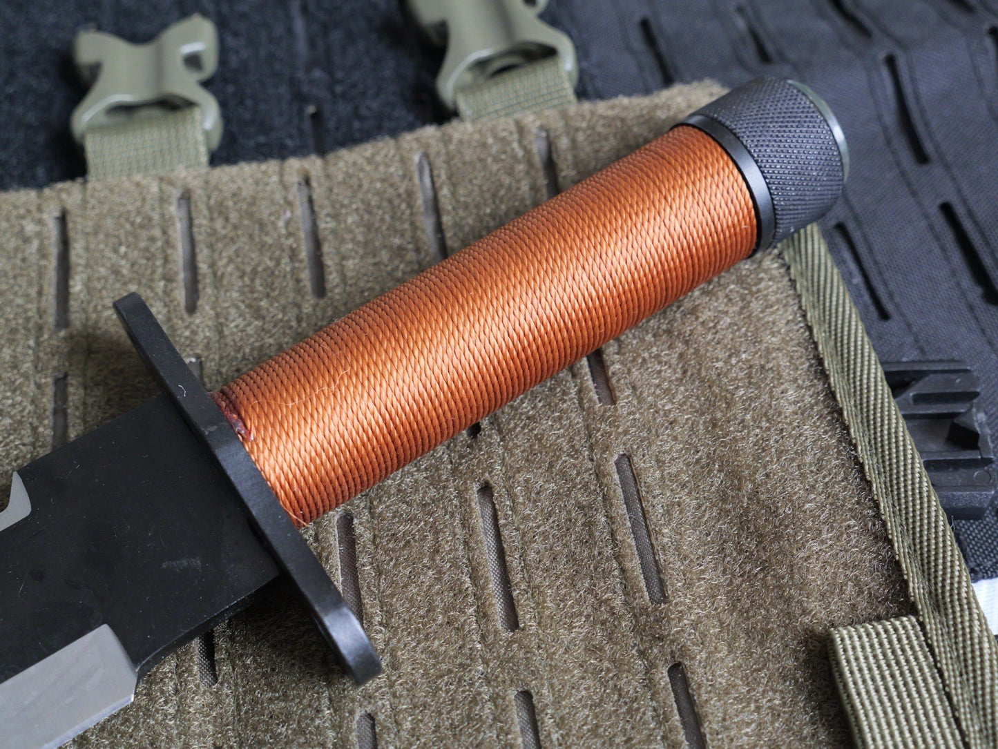 15” Survival Knife Fixed Blade Survival Kit Firstblood Tan 10” Blade Serrated