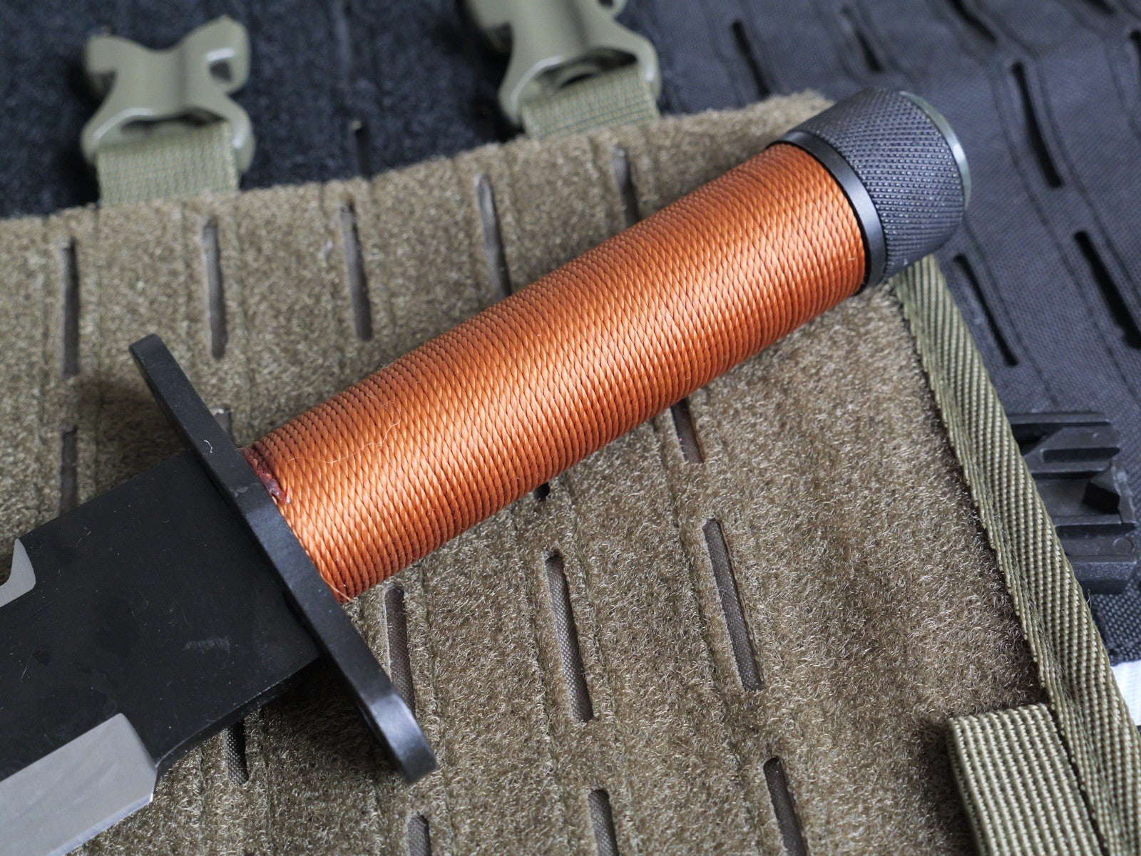 15” Survival Knife Fixed Blade Survival Kit Firstblood Tan 10” Blade Serrated