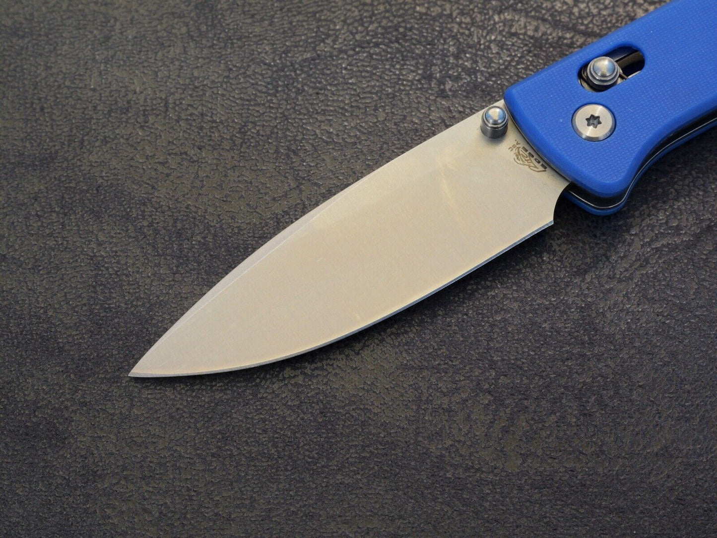 Full Size Folding Pocket Knife Blue Axis Lock Edc Knife Deep Carry Clip 8CR13