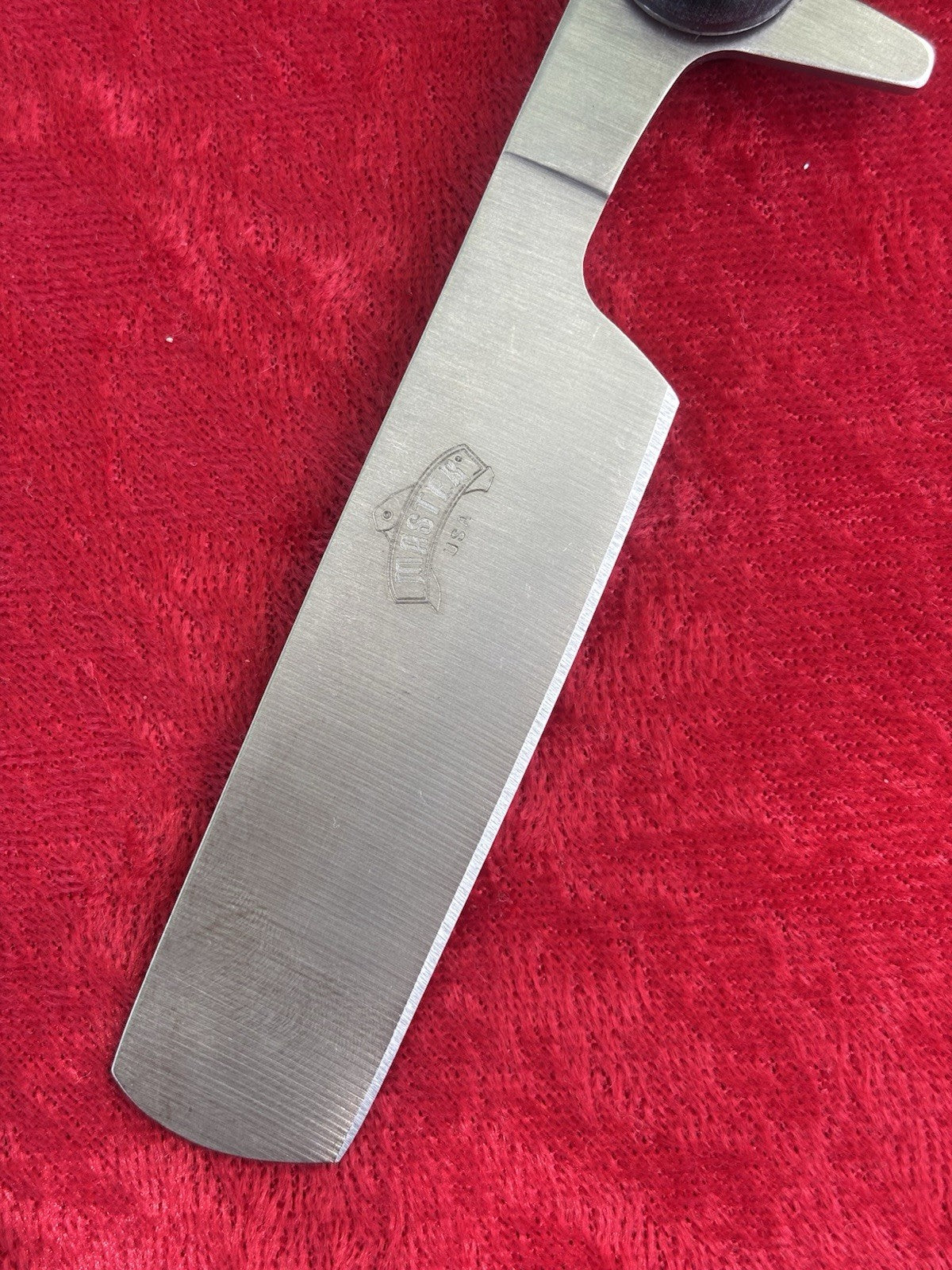 Straight Razor Pocket Knife Black Widow Spider 🕷️ 8” Overall 3” Blade Assist