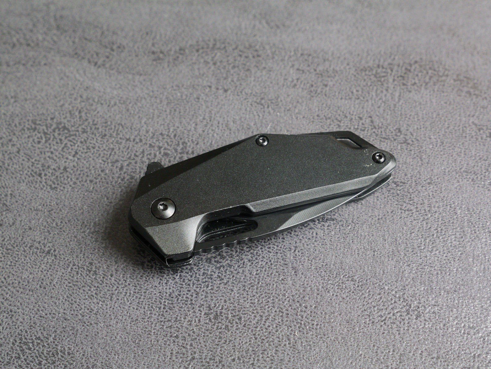 3” Pocket Knife Folding Black Spring Assist Full Metal