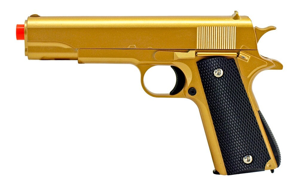 G13G Spring Powered Airsoft Handgun - Golden Ukarms 270 fps Full Metal