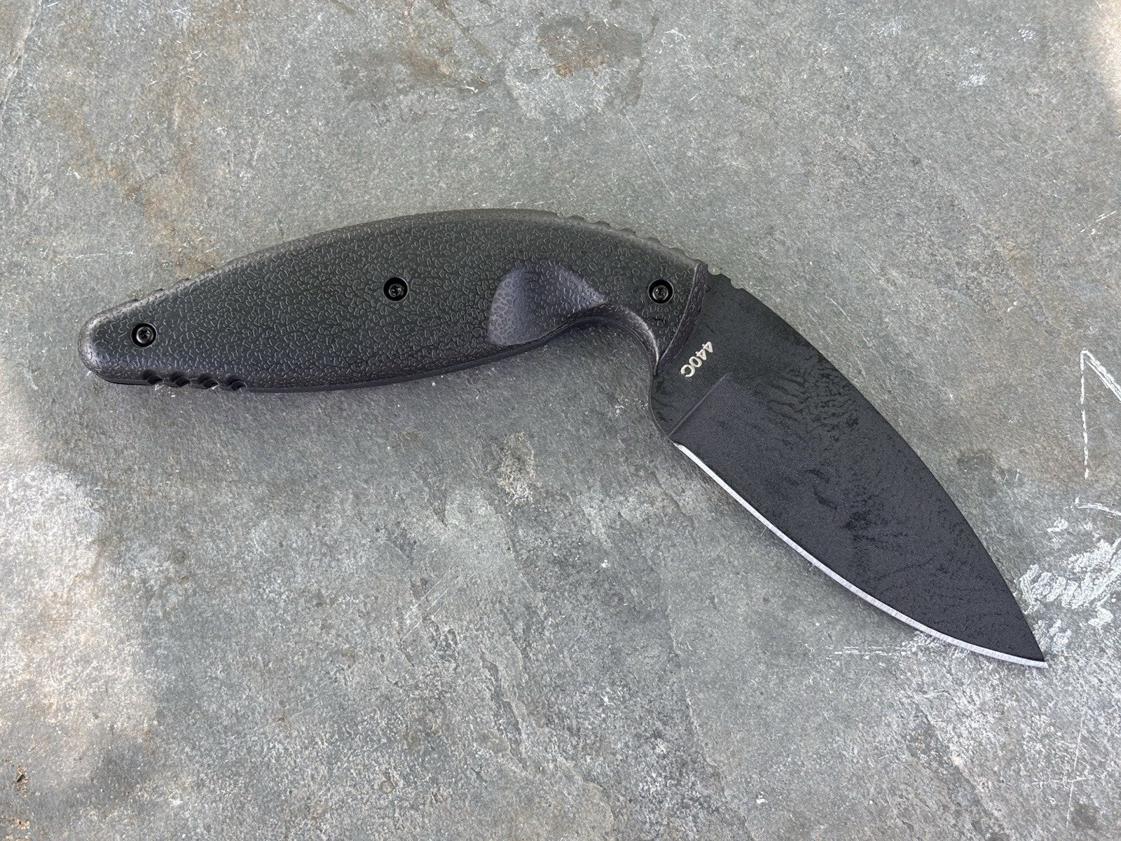 Stealth Fixed Blade Knife Mini Combat Knife 7.5”440c Tactical Horizontal Carry