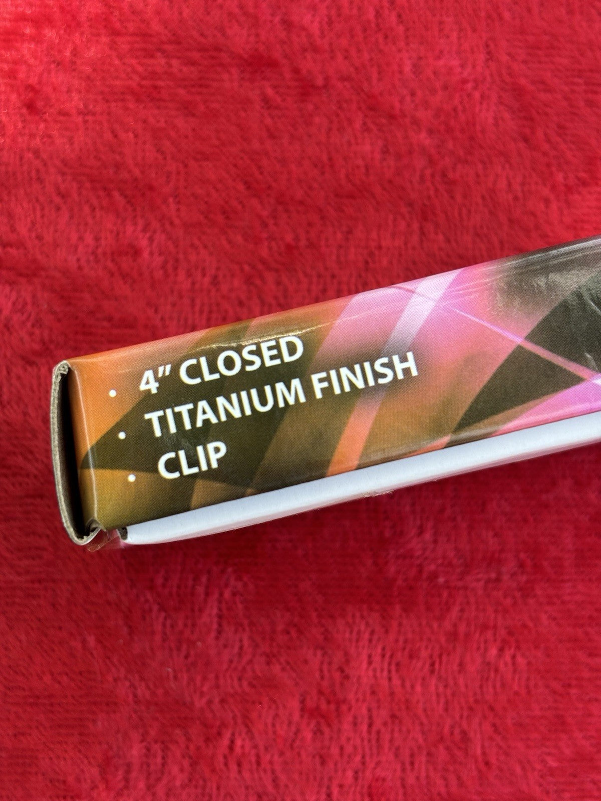 4” Manual Pocket Knife Rainbow IV Full Metal Titanium Coated Medium Size Sharp
