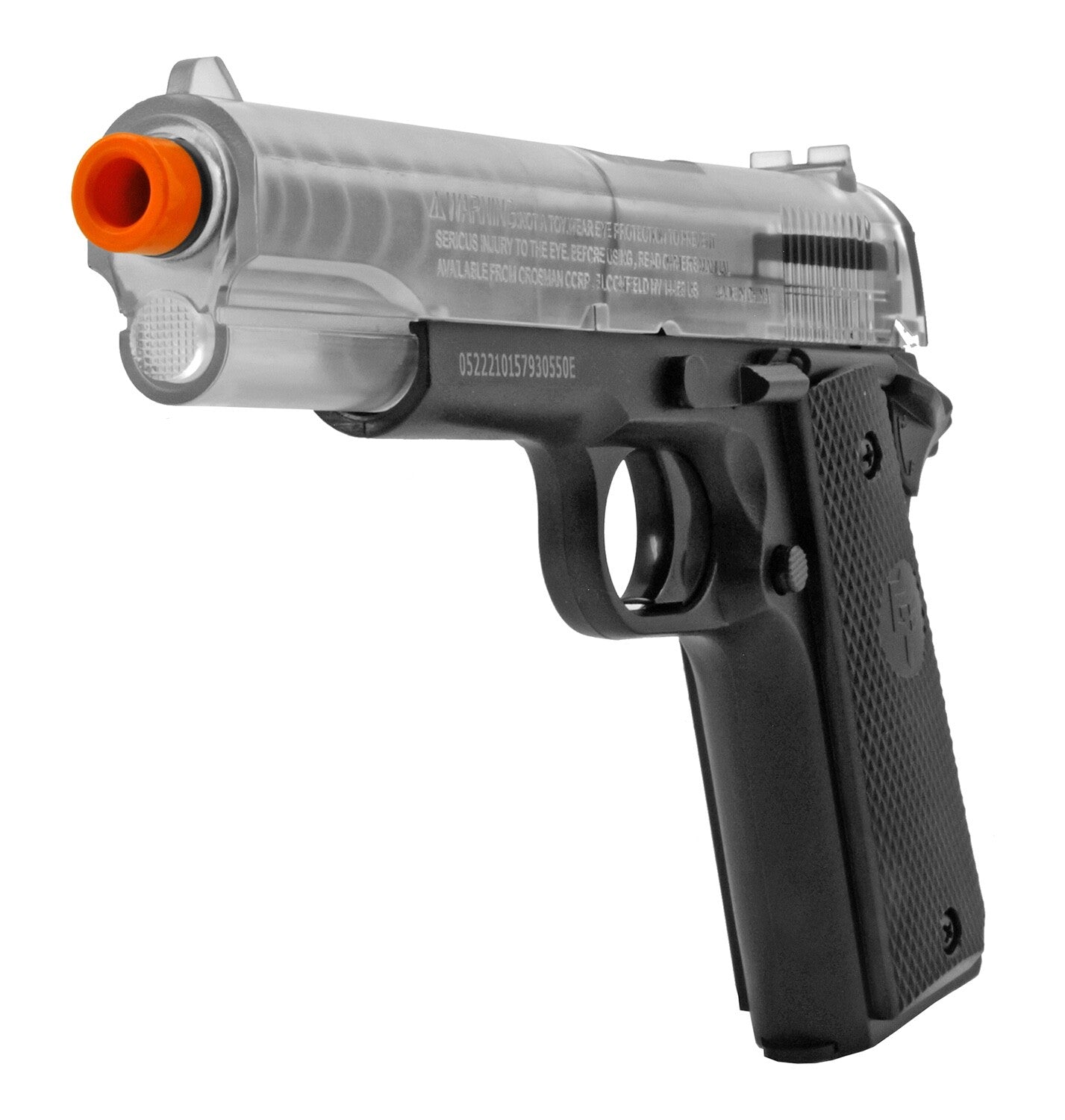 Stinger P311 Spring Powered Airsoft Pistol Game Face Super Power 325 FPs Clear