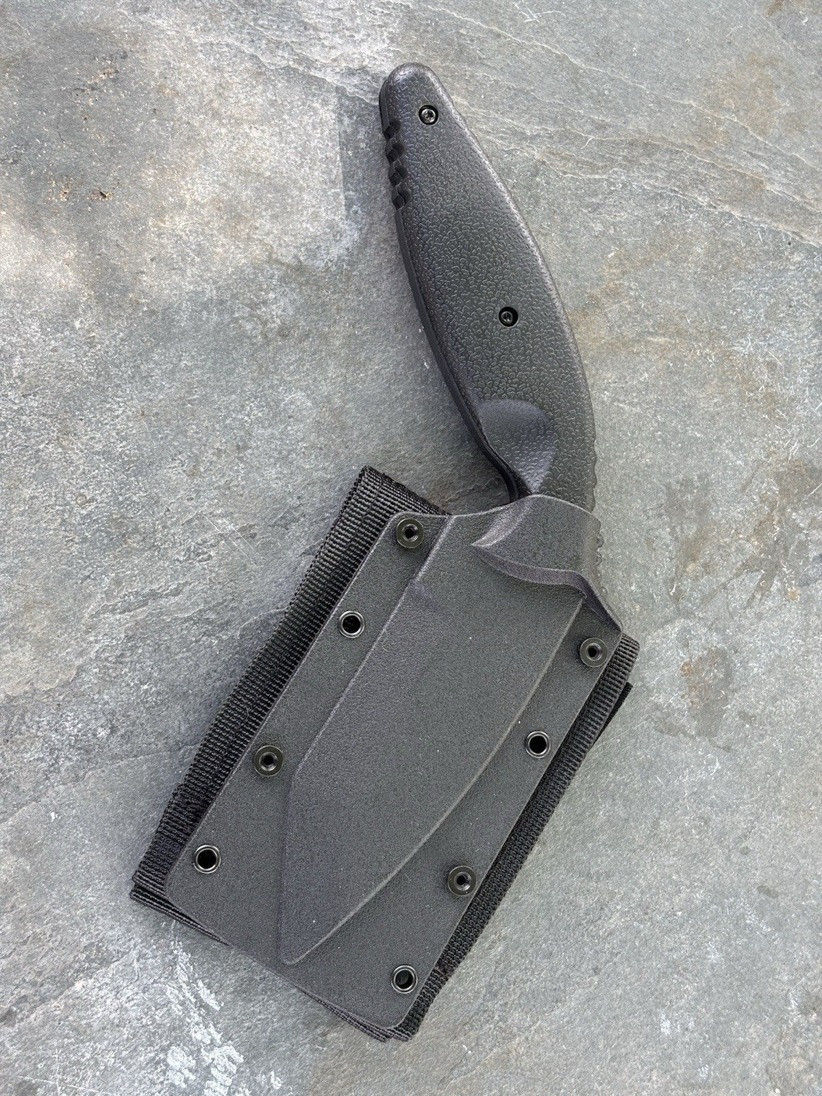 Stealth Fixed Blade Knife Mini Combat Knife 7.5”440c Tactical Horizontal Carry